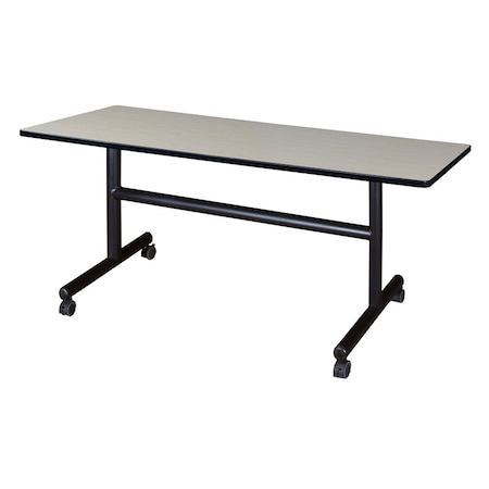Kobe Rectangle FlipTop Table, 60" W, 29" H, Laminate Top, Maple MKFT6030PL